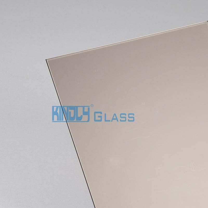 Acid Etched Bronze Mirror Glass 10 without Fingerprint 